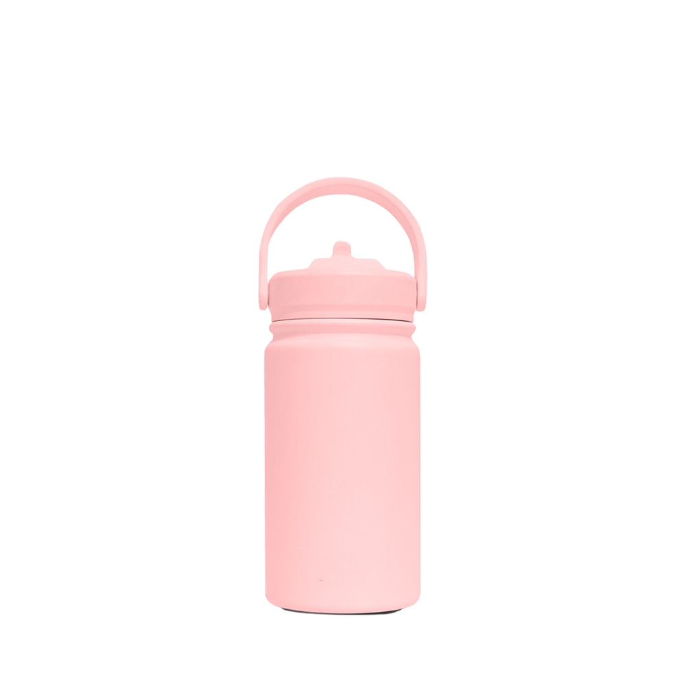Garrafa Térmica Gocase Mini 350 ml Rosa, vista frontal com tampa fechada, foto 12 de 12