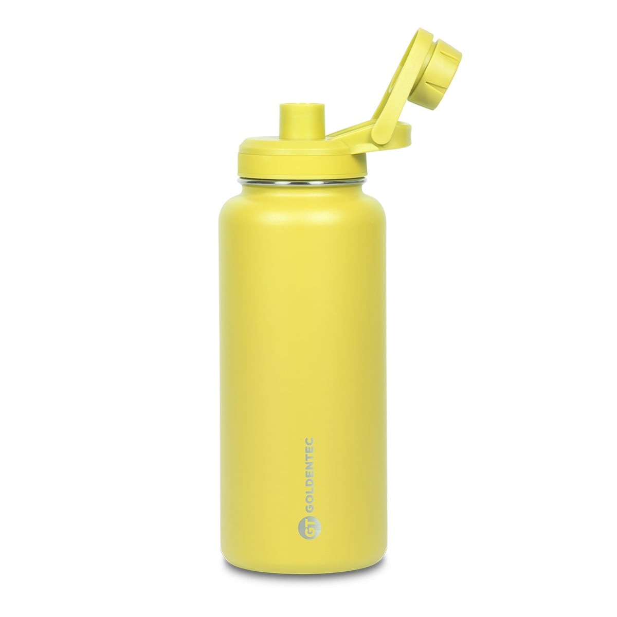 Garrafa Térmica Goldentec 1000ml na cor Amarela