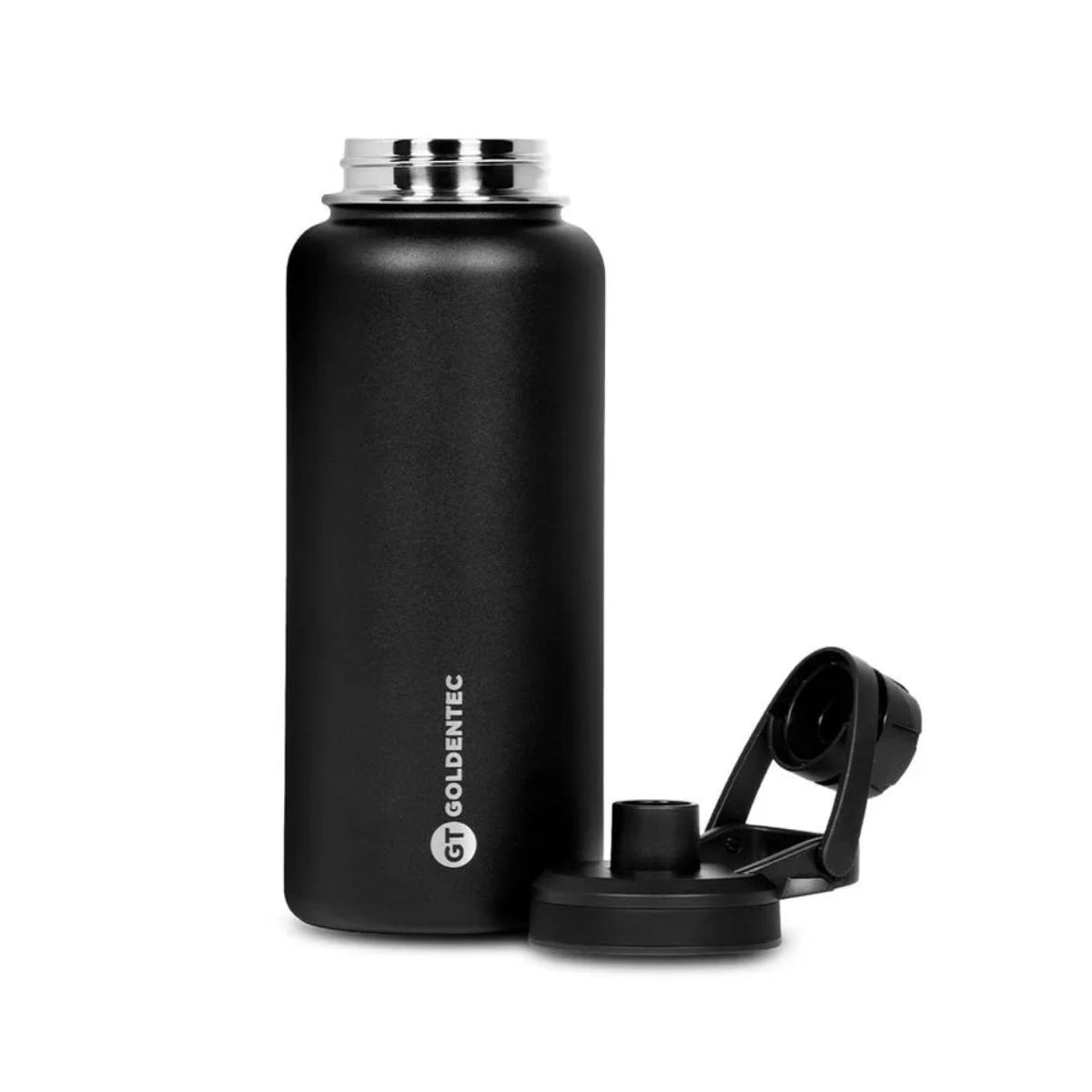 Garrafa Térmica Goldentec 1000ml na cor Preto
