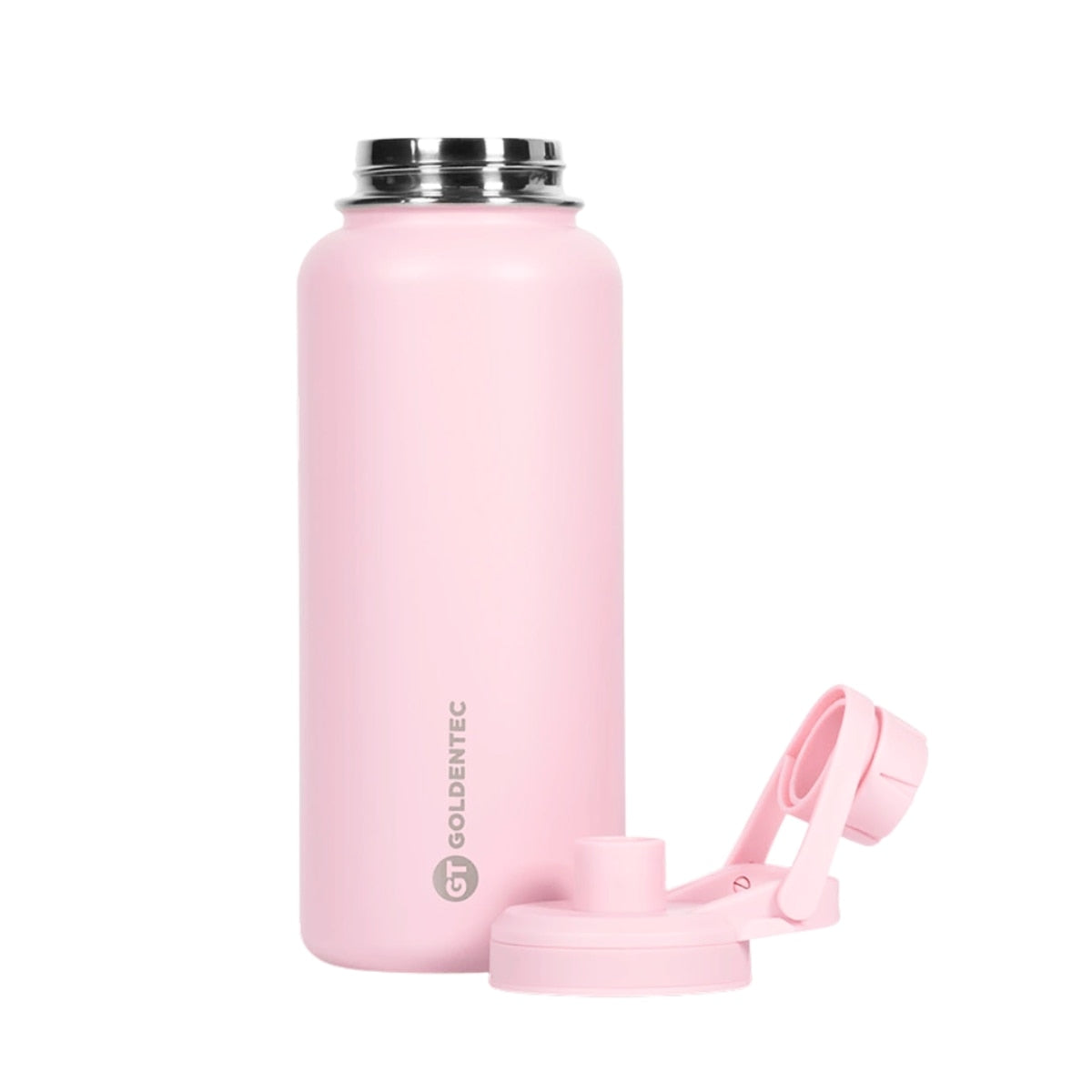 Garrafa Térmica Goldentec 1000ml na cor Rosa bebê