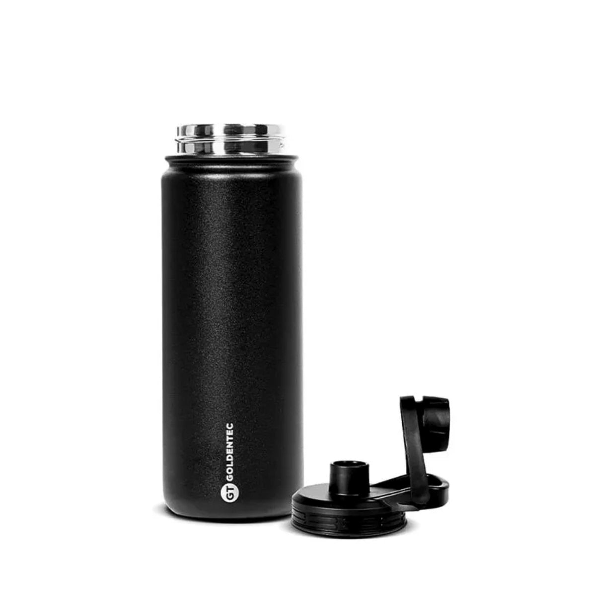 Garrafa Térmica Goldentec 500ml na cor Preta
