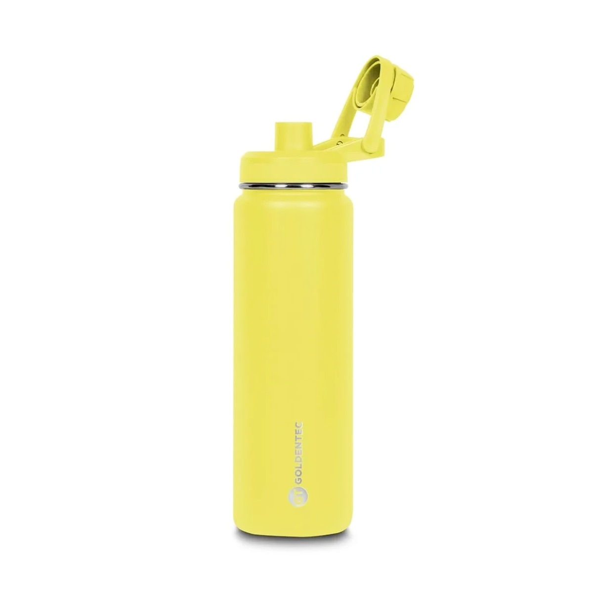 Garrafa Térmica Goldentec 750ml na cor Amarela