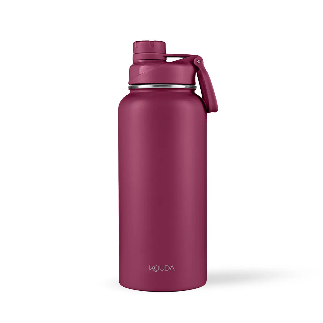 Garrafa Térmica Kouda Ladakh – 960ml na cor Marsala