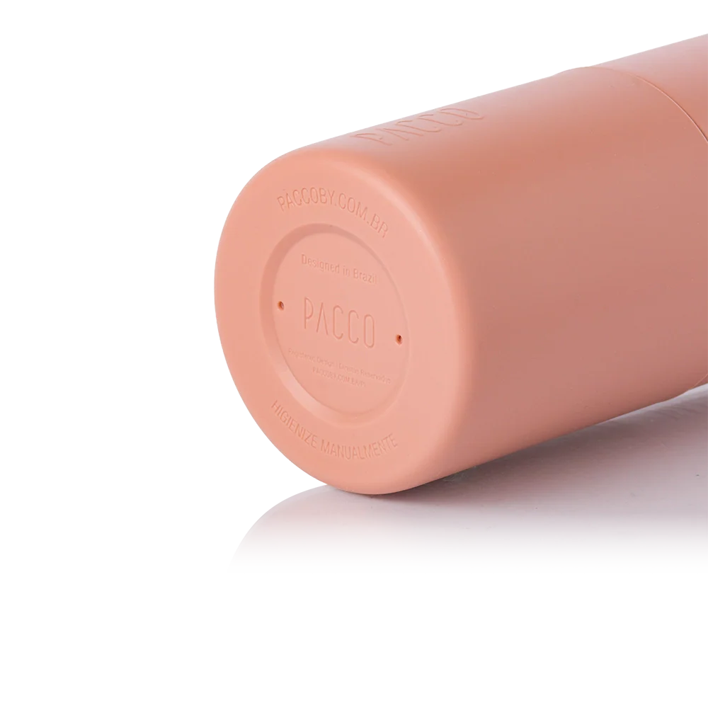 Garrafa térmica Nexa 1000ml da PACCO na cor clay
