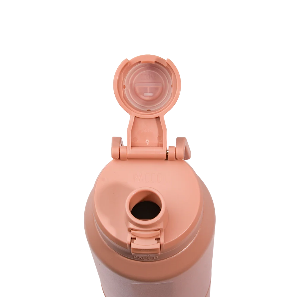 Garrafa térmica Nexa 1000ml da PACCO na cor clay