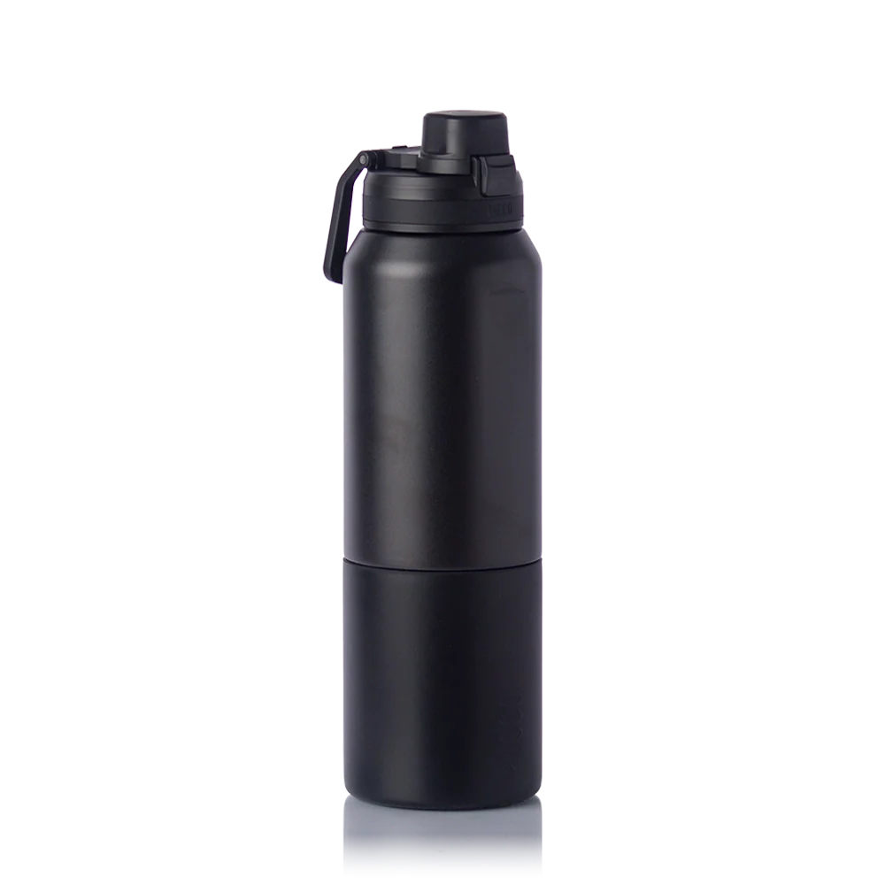 Garrafa térmica Nexa 1000ml da PACCO na cor preta