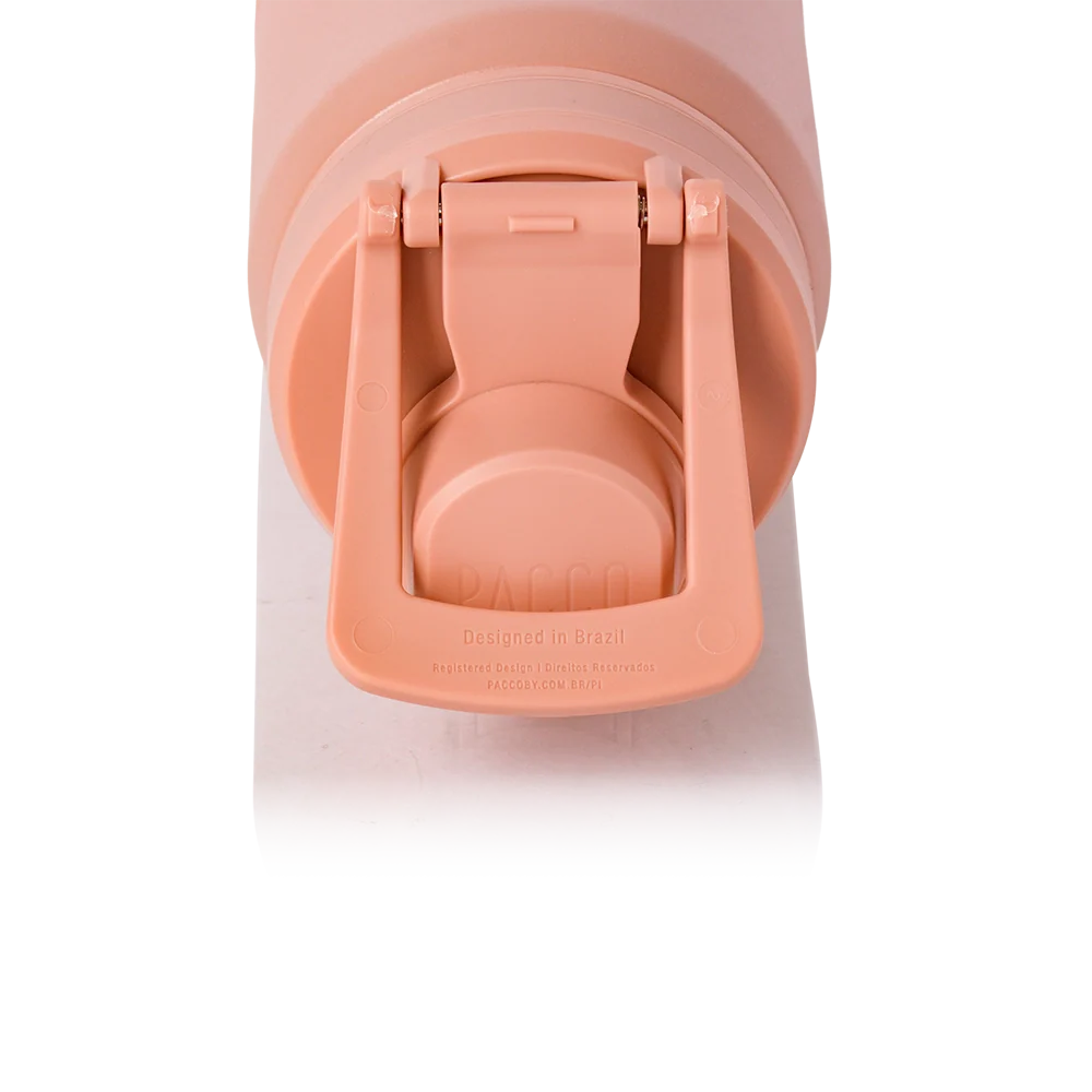 Garrafa térmica Nexa 440ml da PACCO na cor Clay