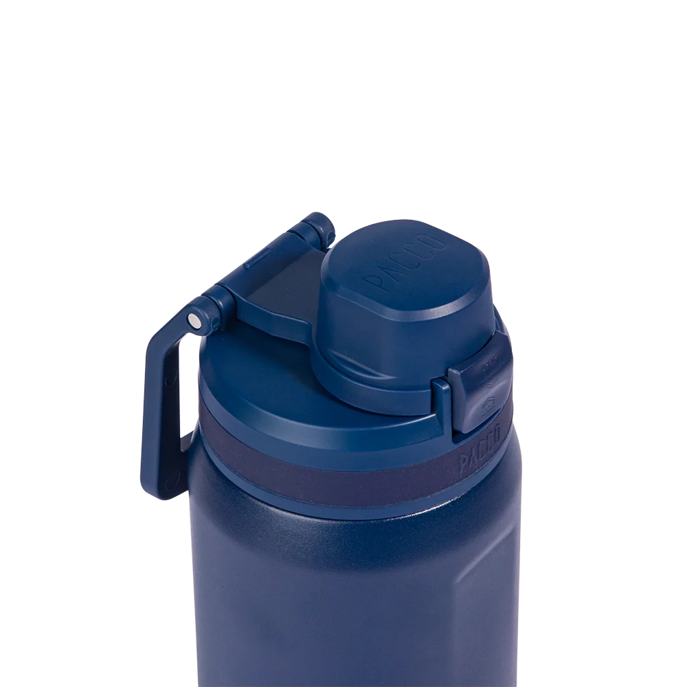 Garrafa térmica Nexa 440ml PACCO na cor marinho