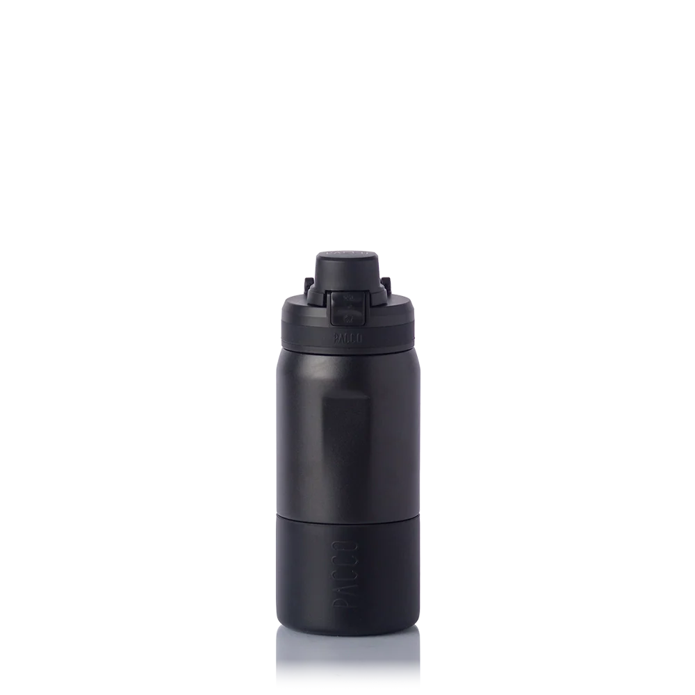 Garrafa térmica Nexa 440ml da PACCO na cor preta