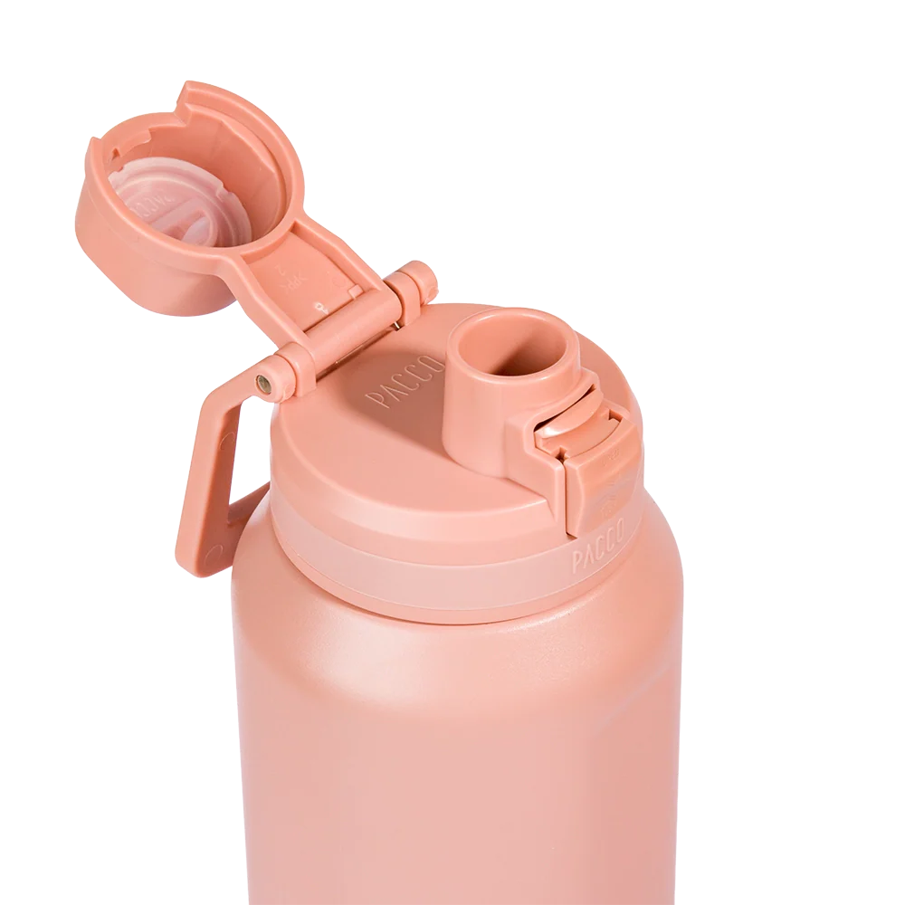 Garrafa térmica Nexa 600ml da PACCO na cor clay