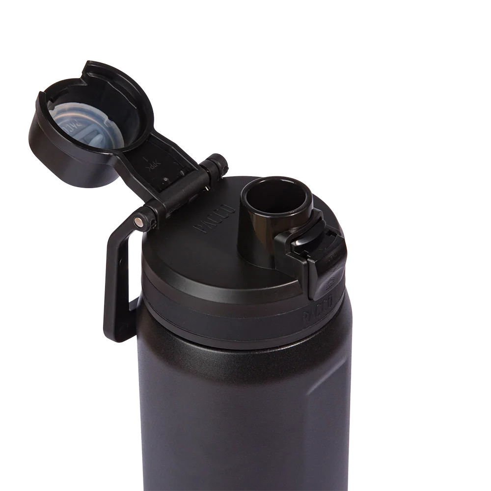 Garrafa térmica Nexa 600ml PACCO na cor preta