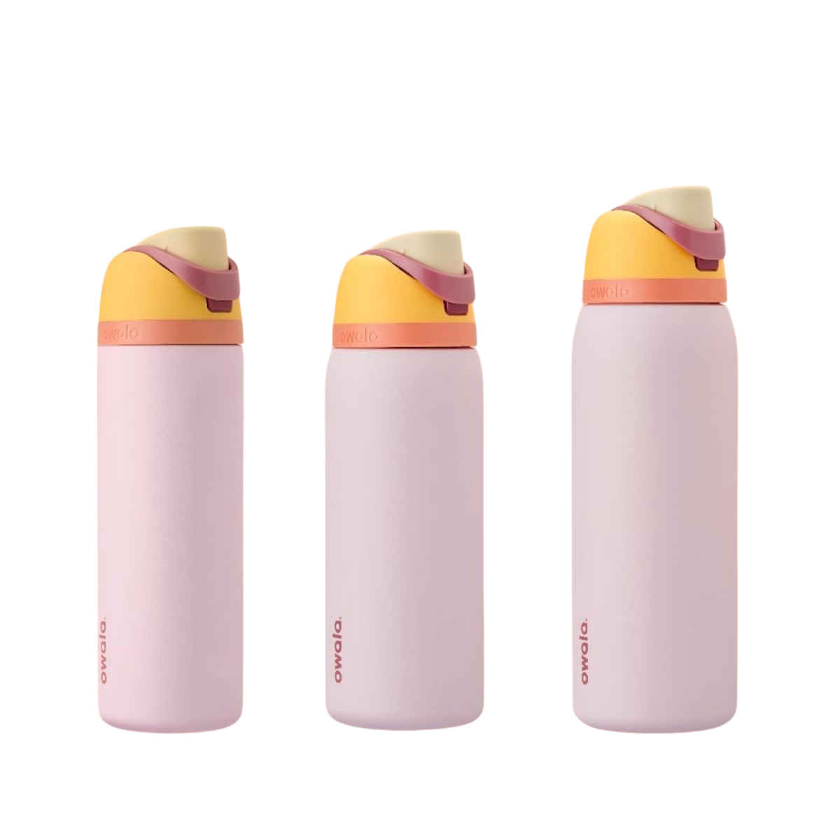 Garrafa Térmica Owala FreeSip 946 ml (32 oz), cores disponíveis lado a lado