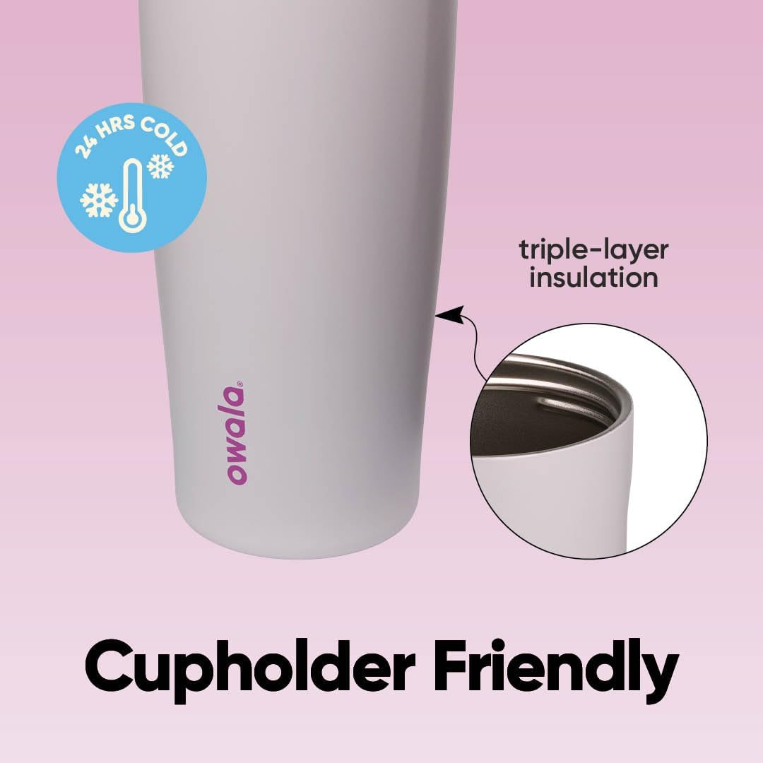 Garrafa Térmica Owala FreeSip Sway - 1185ml com isolamento triplo e compatível com porta-copos