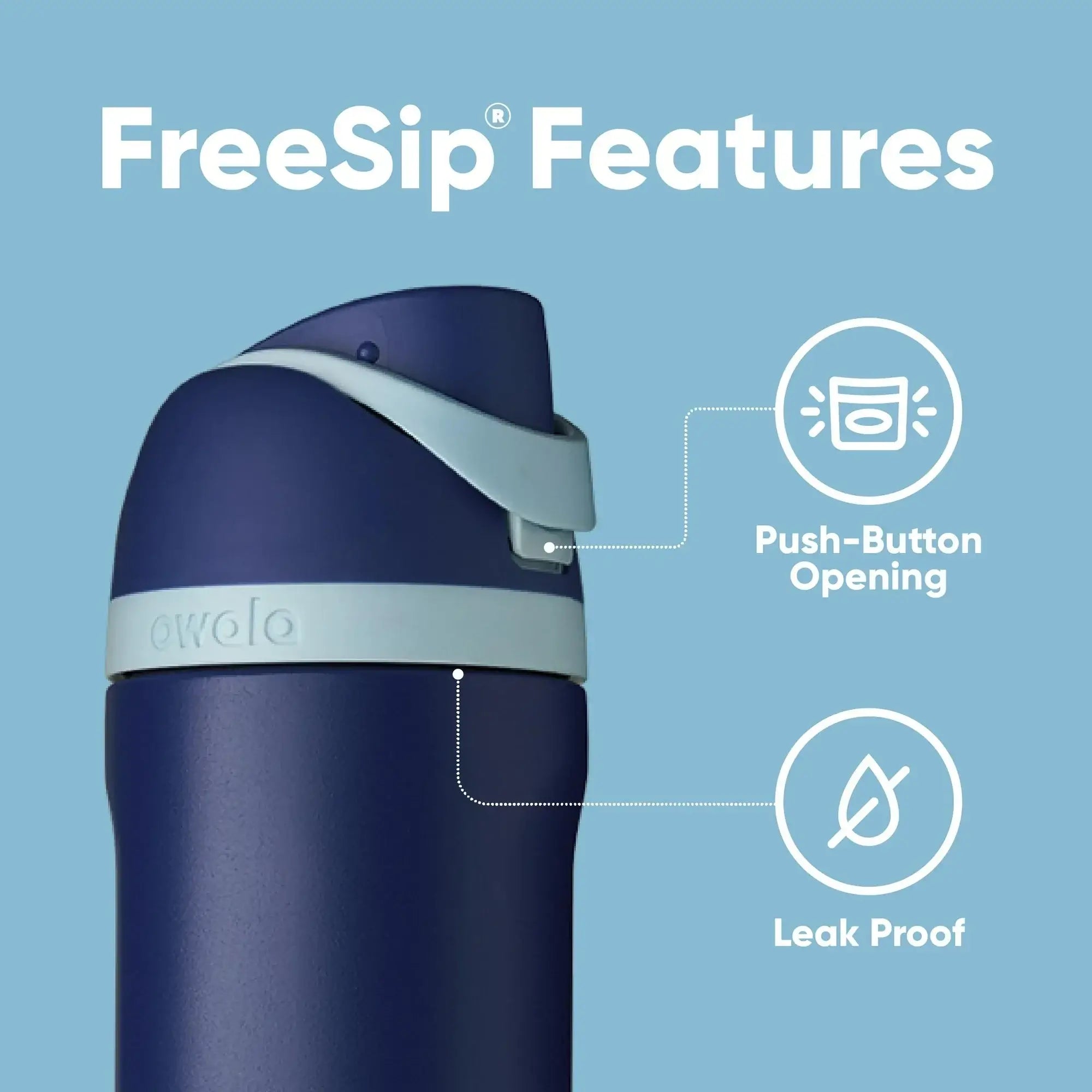 Garrafa Térmica Owala FreeSip - 710ml | 24oz