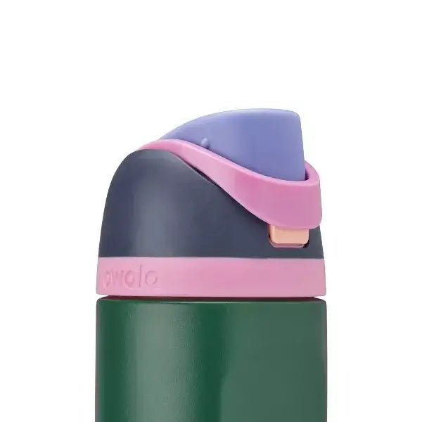 Garrafa Térmica Owala FreeSip - 710ml | 24oz com tampa colorida em detalhe, design inteligente e moderno para hidratação prática