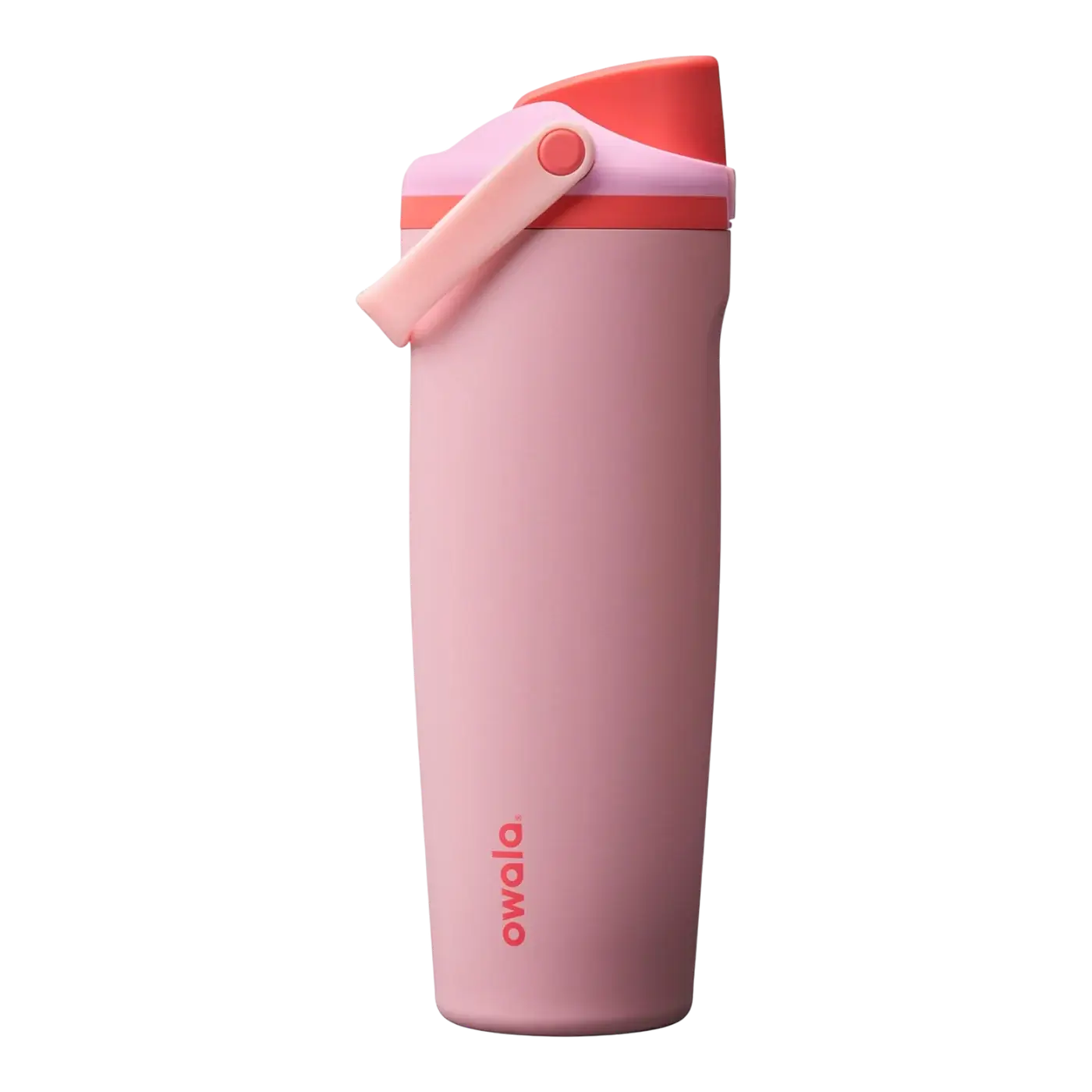 Garrafa Térmica Owala FreeSip Sway - 887ml em rosa com design moderno e tampa com trava, ideal para bebidas geladas.