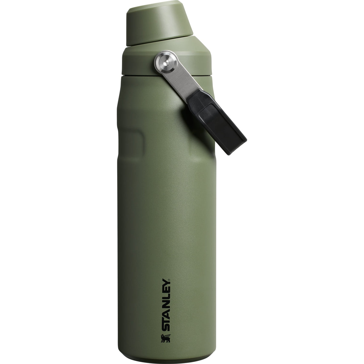 Garrafa Térmica Stanley Aerolight™ Fast Flow 710 ml Dried Pine, vista frontal com tampa fechada