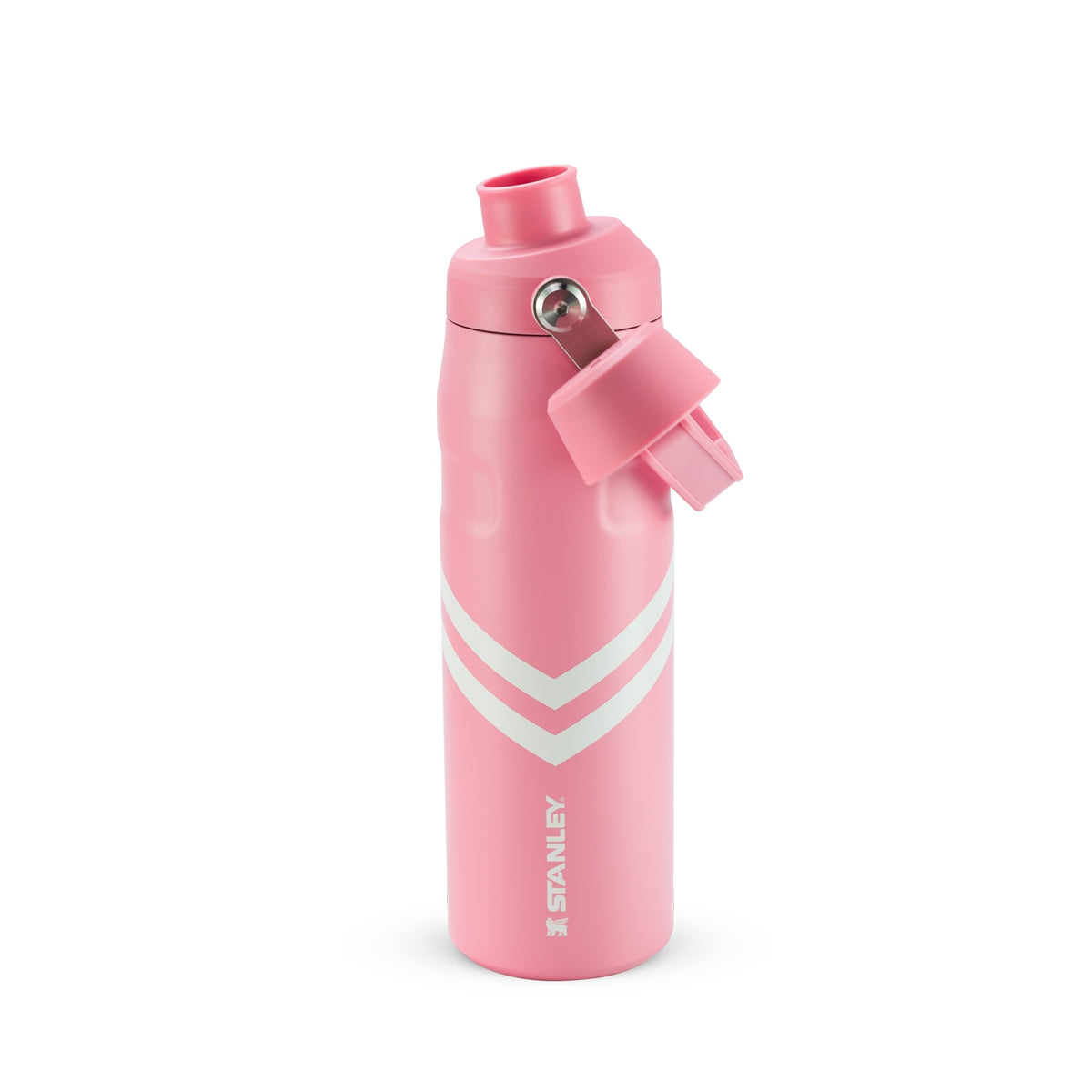 Garrafa Térmica Stanley Aerolight™ Fast Flow 710 ml Plumeria Chevron, com a tampa aberta, foto 126 de 141