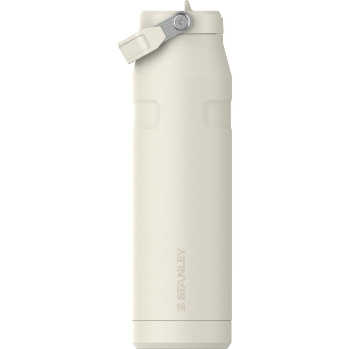 Garrafa Térmica Stanley Aerolight™ Flip Straw 1,1 L Cream, vista frontal com tampa fechada
