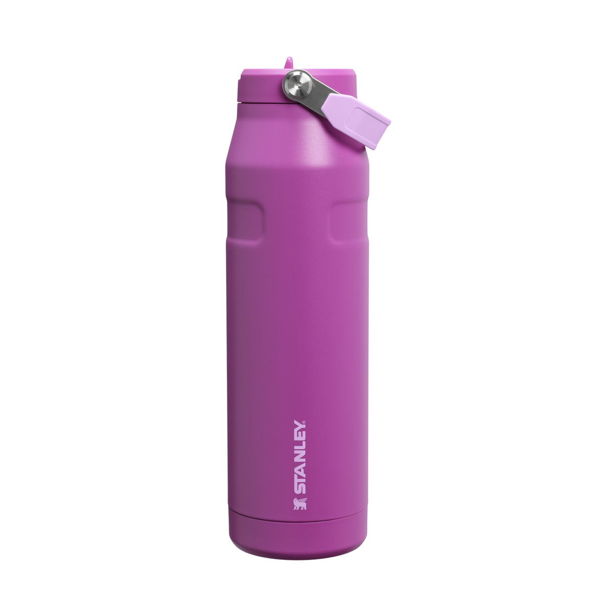Garrafa Térmica Stanley Aerolight™ Flip Straw 1,1 L Dark Blossom, vista frontal com tampa fechada