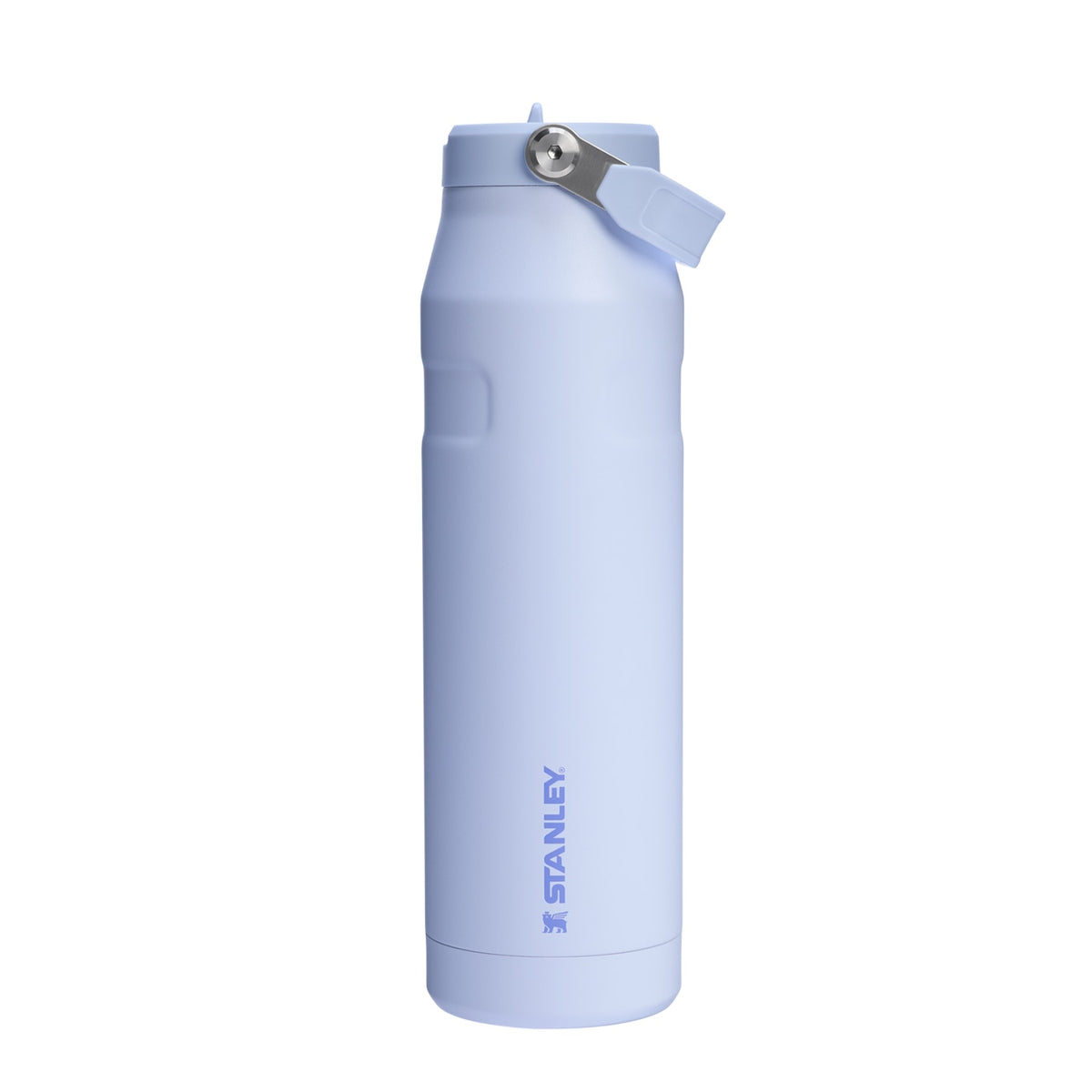 Garrafa Térmica Stanley Aerolight™ Flip Straw 1,1 L Dew Drop, vista frontal com tampa fechada