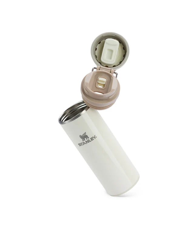 Garrafa térmica Twist Flip Stanley 354ml na cor Cream Gloss