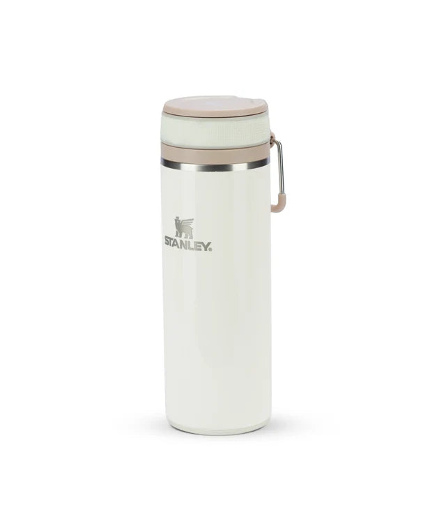 Garrafa térmica Twist Flip Stanley 354ml na cor Cream Gloss