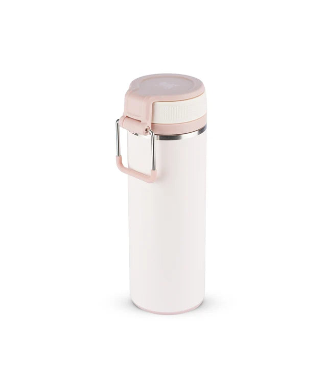 Garrafa térmica Twist Flip Stanley 354ml na cor Rose Quartz