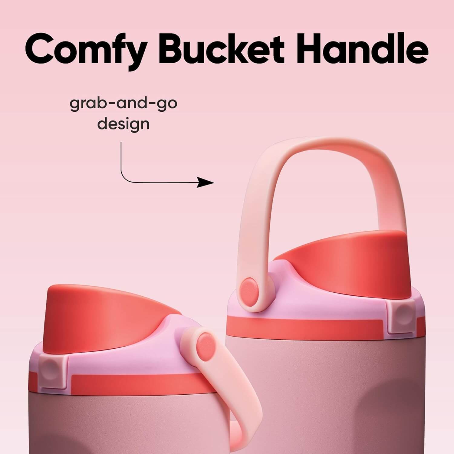 Garrafa Térmica Owala FreeSip Sway - 887ml com alça "bucket handle" para transporte fácil e design ergonômico, ideal para bebidas geladas.