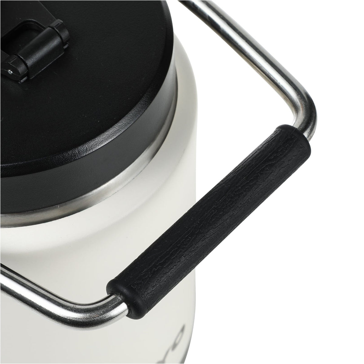 Growler Térmico Tuyo 2 L Off White, detalhe da alça