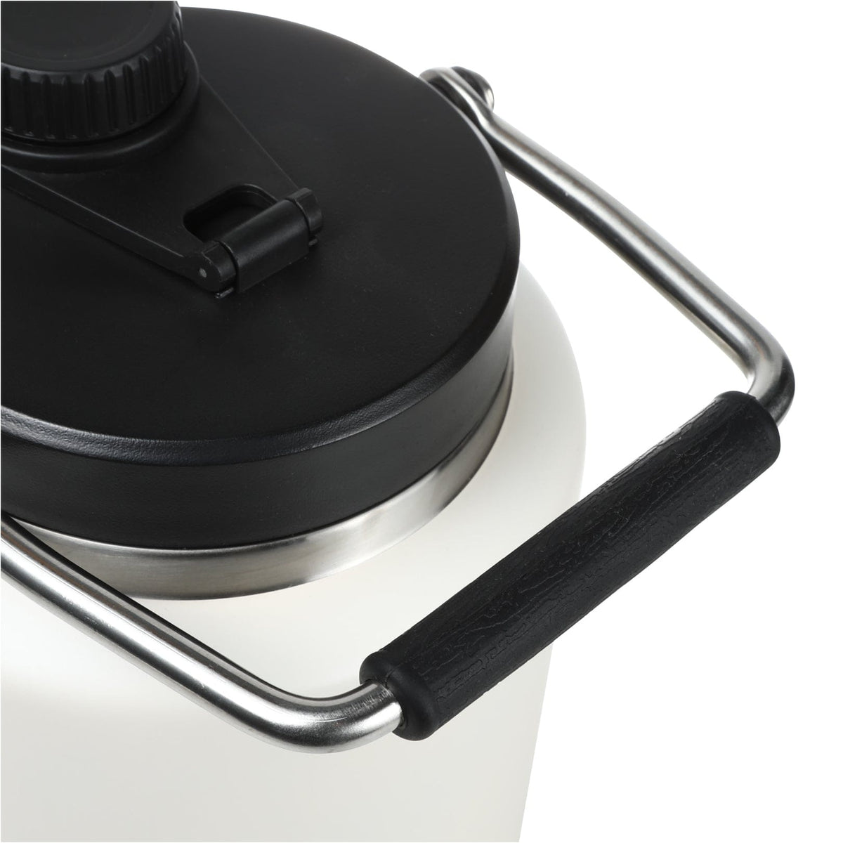 Growler Térmico Tuyo 4 L Off White, detalhe da alça