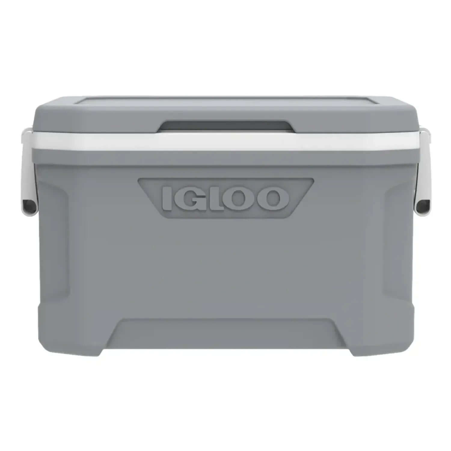 Caixa Térmica Profile 47L - Igloo cinza para alimentos e bebidas, ideal para praia, churrascos e piqueniques, média capacidade e portátil.