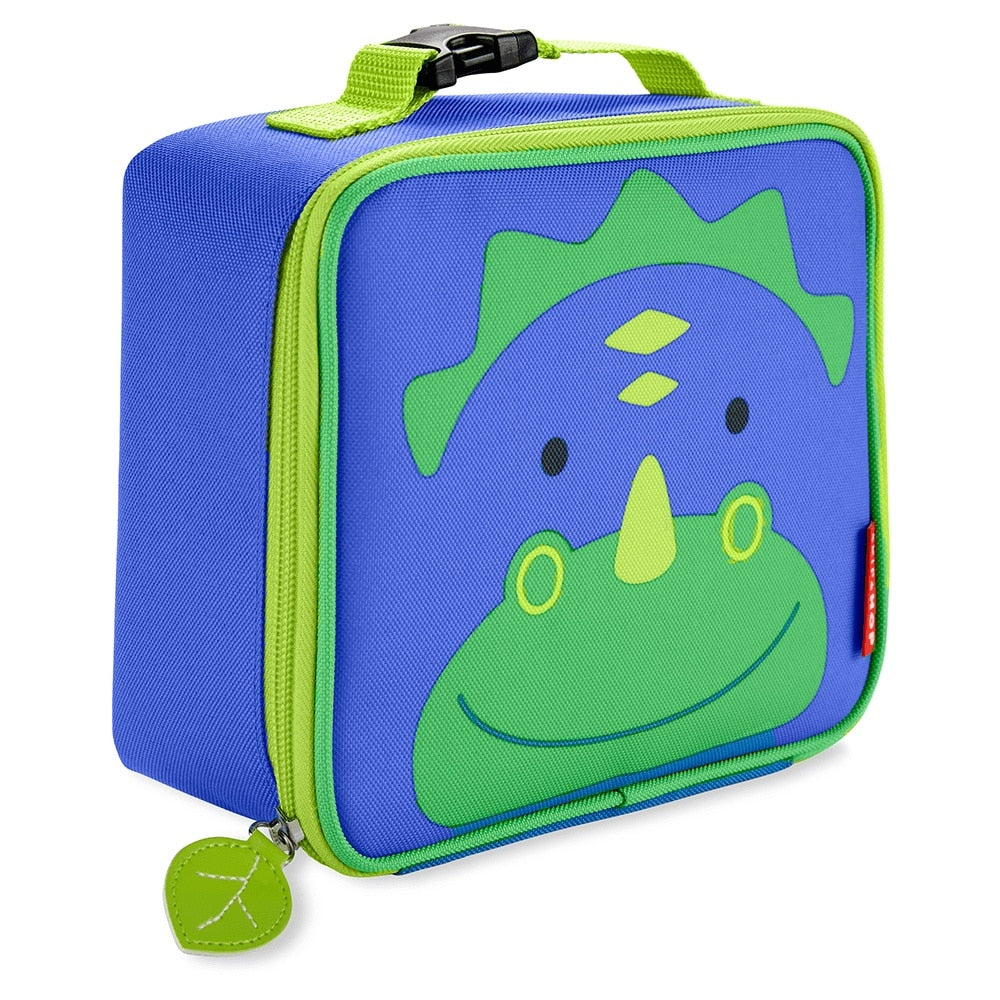 Lancheira Térmica Infantil Clássica Skip Hop Dino, vista lateral
