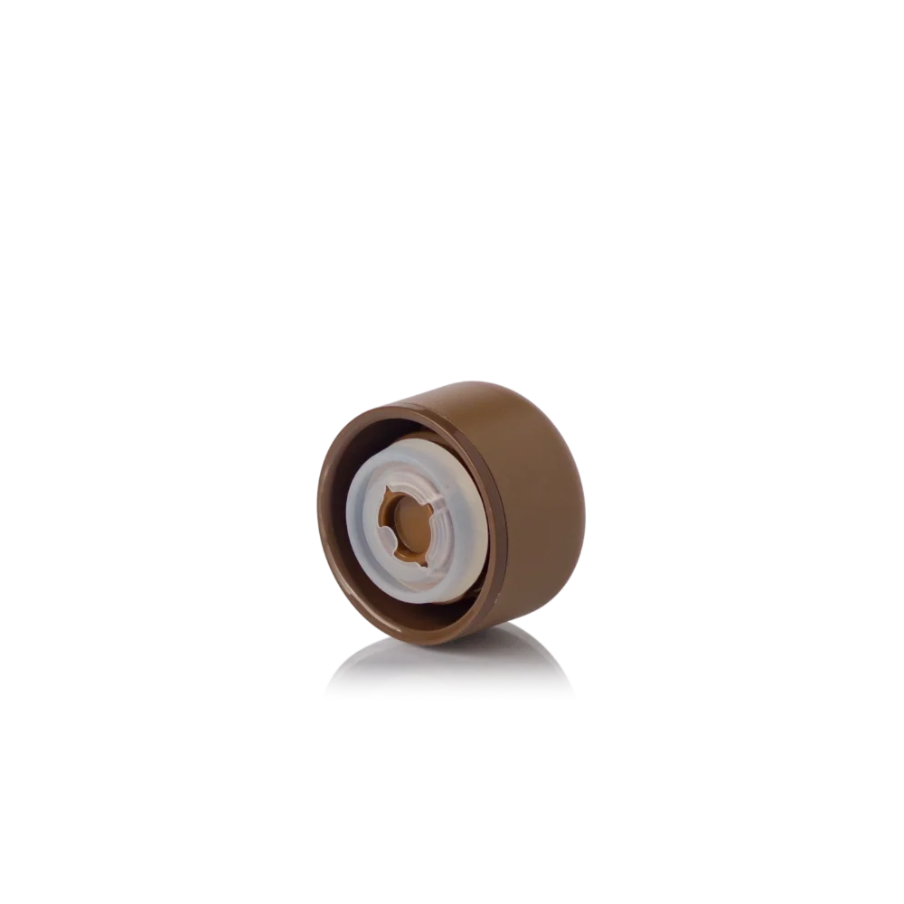 Mini garrafa térmica Pocket Bottle 150ml PACCO na cor chocolate