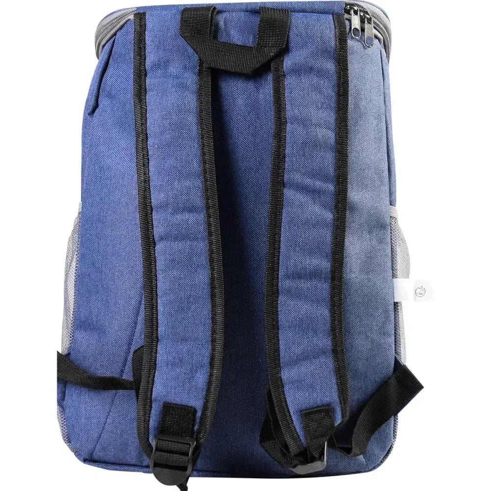 Mochila térmica KALA 18L com 2 bolsos frontais na cor azul
