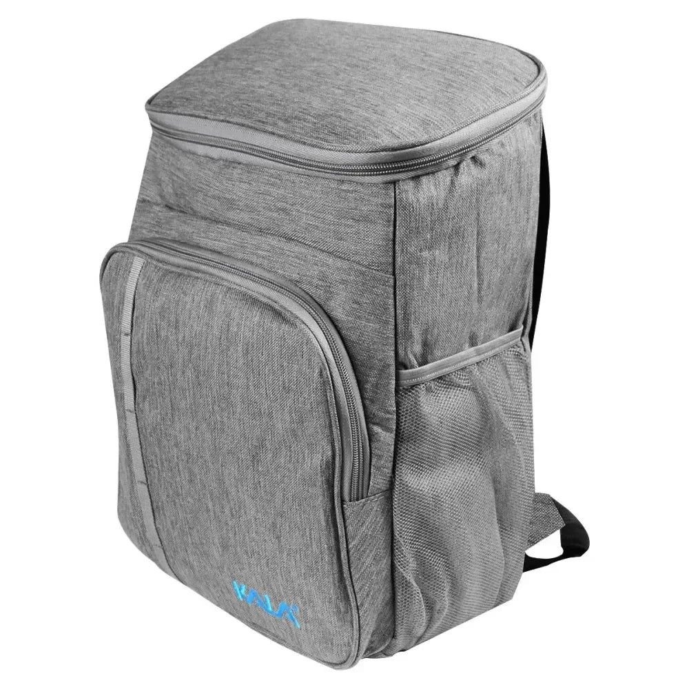 Mochila térmica 18L KALA com 2 bolsos frontais na cor cinza
