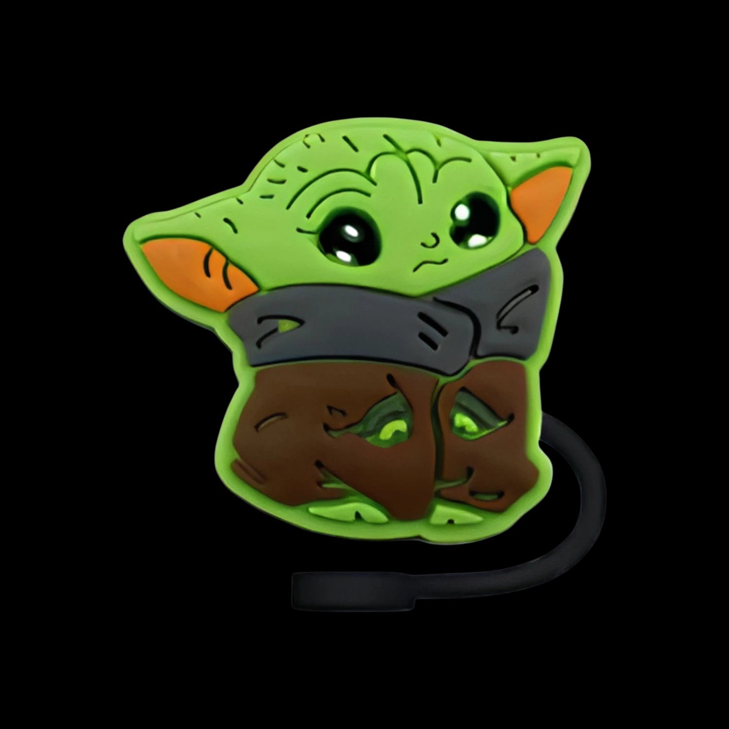 Protetor de Canudo Quencher - Variados em design criativo, feito de silicone atóxico para higiene e proteção do canudo, estilo divertido.