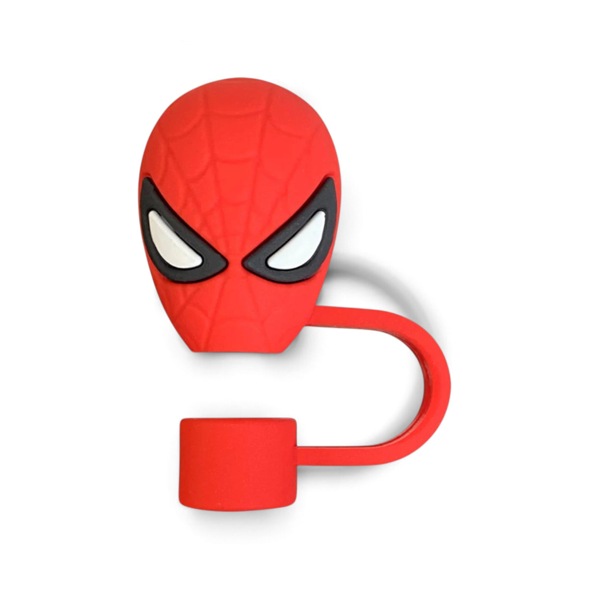 Protetor de Canudo Quencher - Variados em silicone temático de super-herói, design criativo, tampas antipó, cor vibrante