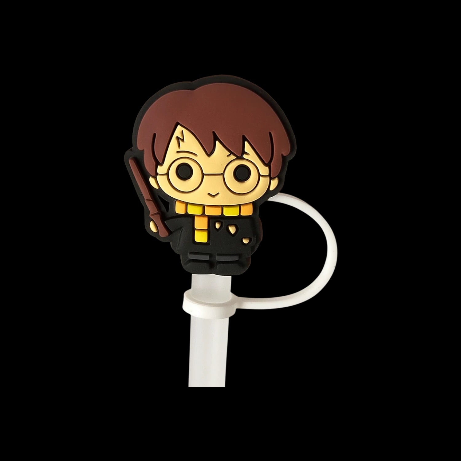 Protetor de Canudo Quencher - Variados, protetor de silicone com personagem de desenho, acessório higiênico e estiloso para canudos.