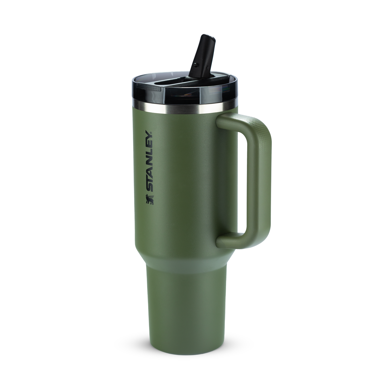 Copo Quencher Protour Stanley | 1,18L com isolamento duplo e tampa Flip Straw em verde