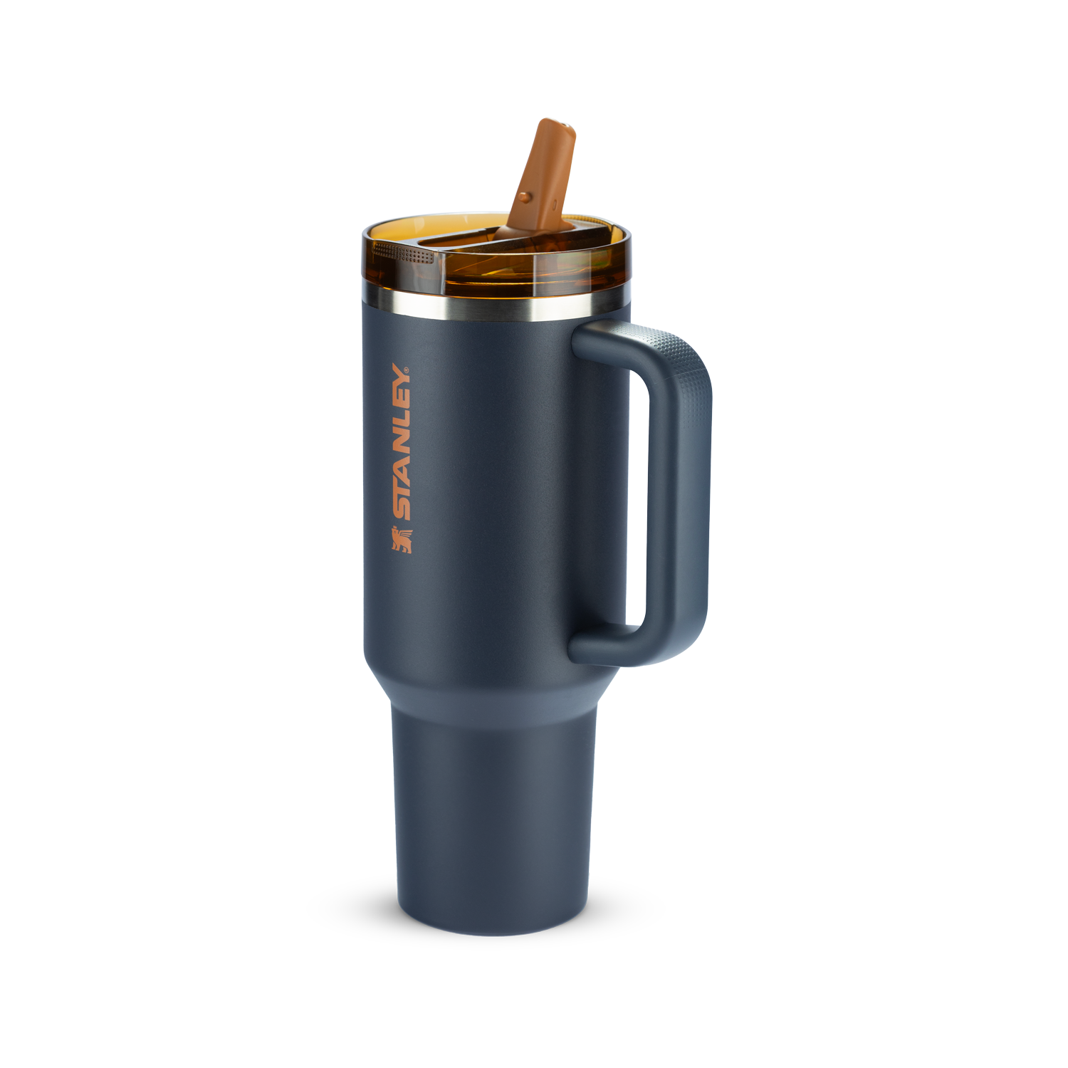 Copo Quencher Protour Stanley | 1,18L em azul com tampa Flip Straw e isolamento térmico de parede dupla.