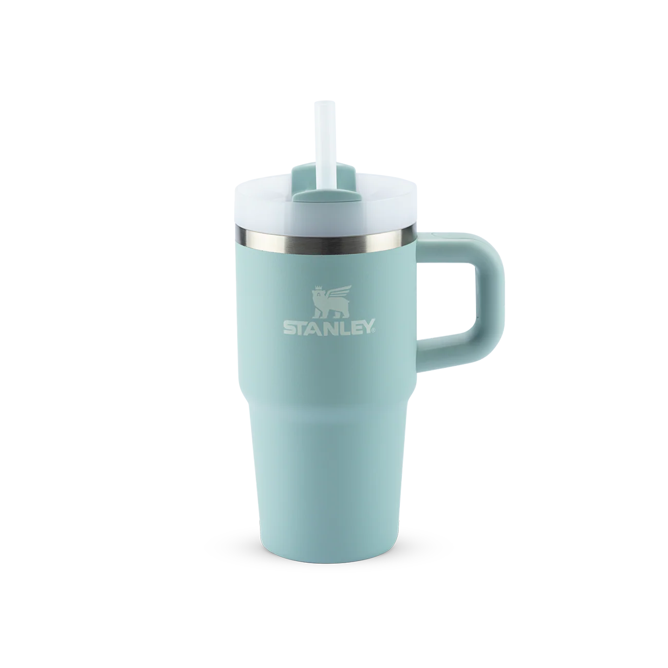 Copo Quencher com alça Stanley | 591ml em design sofisticado, ideal para hidratação prática e conforto, com isolamento térmico eficiente.