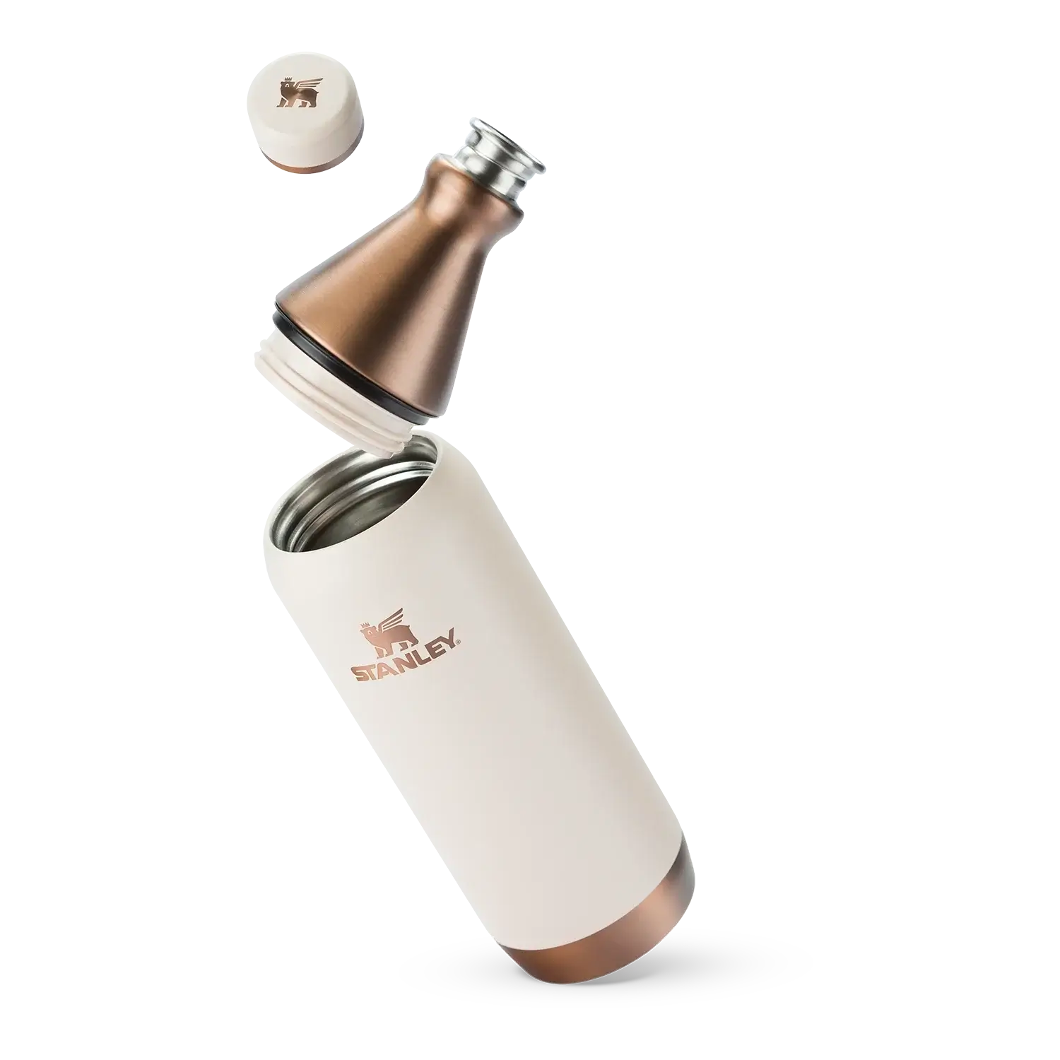 Garrafa Térmica Slim Bottle Stanley | 591ml, design compacto em aço inoxidável com isolamento térmico avançado.