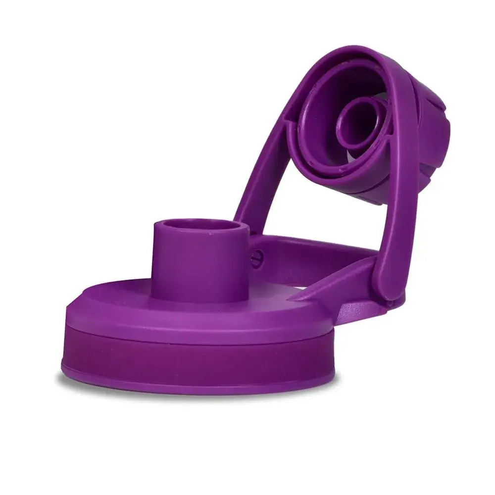 Tampa Goldentec Original roxa para garrafa térmica GT Colors, compatível com todos os tamanhos, livre de BPA e com vedação eficiente.