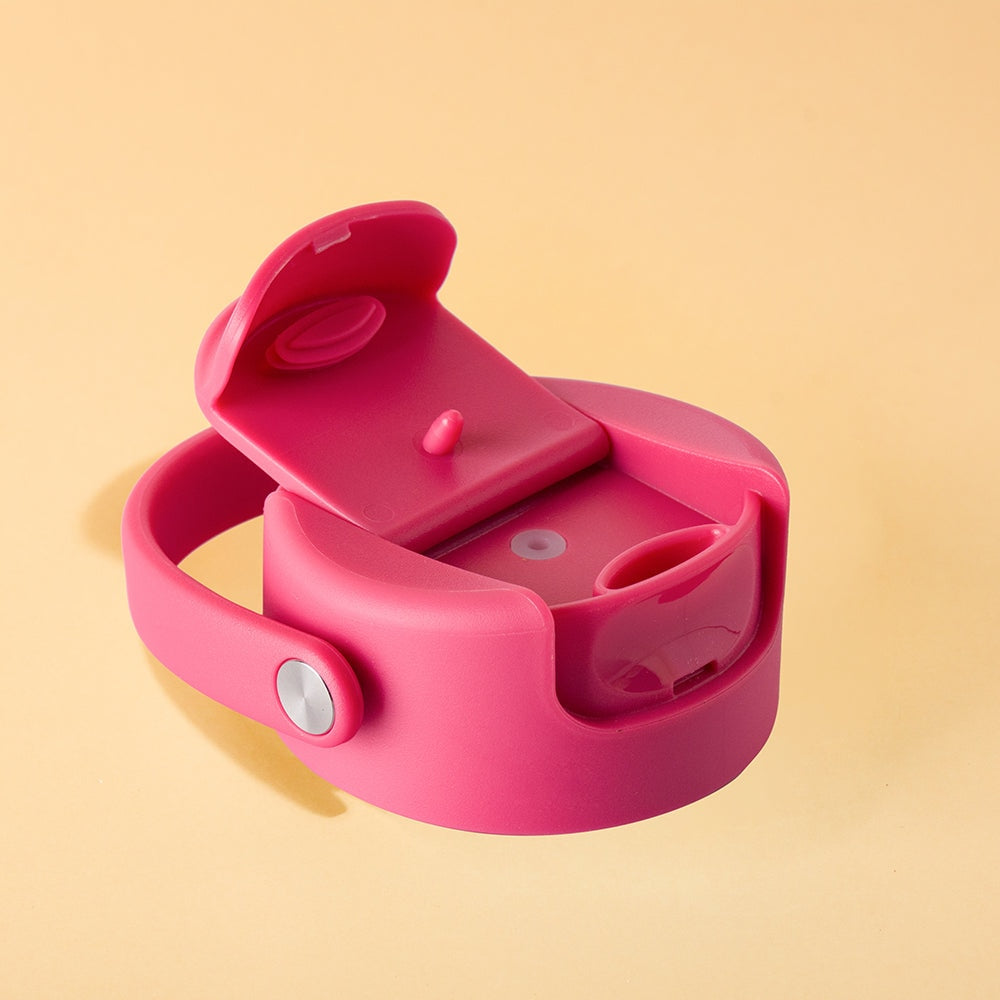 Tampa PACCO Easy com Canudo na cor Rosa Cristal