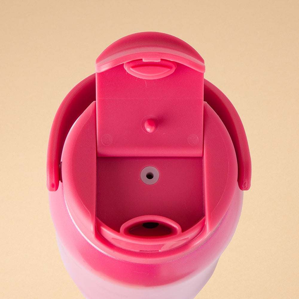 Tampa PACCO Easy com Canudo na cor Rosa Cristal