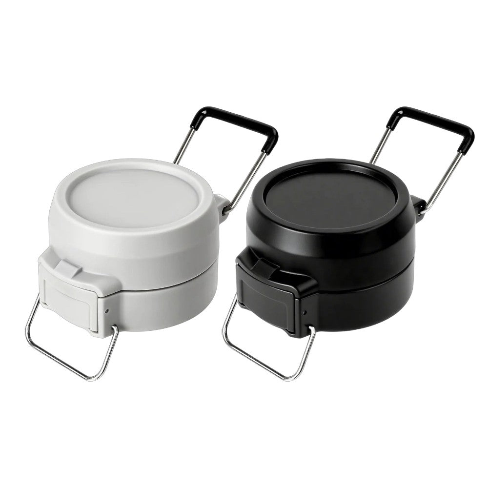 Tampa para Garrafa Quick Flip em preto e cinza, tampa de alta qualidade para substituição e compatível com garrafas Quick Flip.