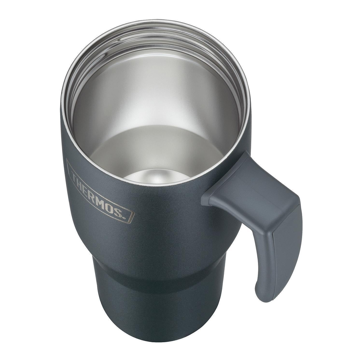 Thermos Copo Térmico Aruba com Canudo -1,1L em aço inoxidável, ideal para manter bebidas geladas por 24 horas e quentes por 6 horas.