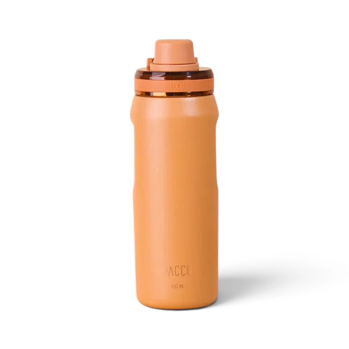 Garrafa Térmica PACCO Vyta 500 ml Mocha, vista frontal com tampa fechada, foto 144 de 190