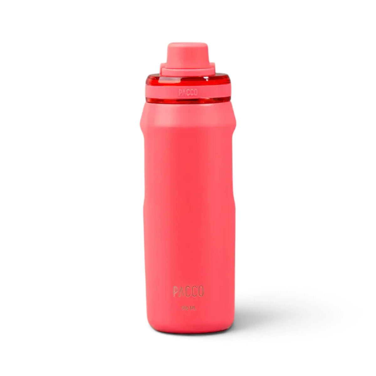 Garrafa Térmica PACCO Vyta 500 ml Lovely Coral, vista frontal com tampa fechada, foto 158 de 190